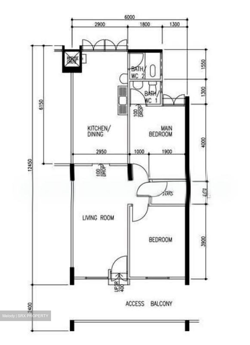 Blk 214 Bedok Town Centre (Bedok), HDB 3 Rooms #621908091
